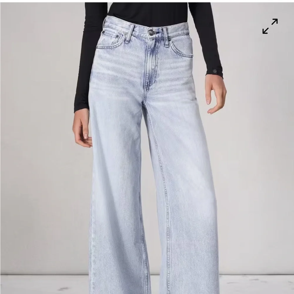 rag & bone Sofie High Rise Ultra Wide Leg Jeans - Picture 3 of 9